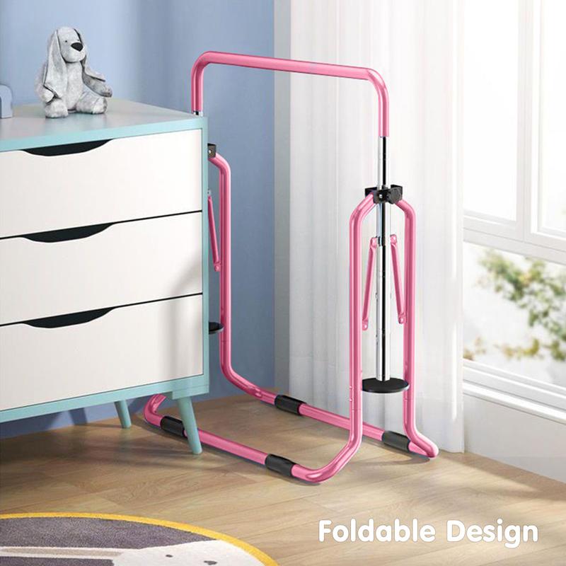 Gymnastics Bars for Kids with Adjustable Height, Folding Gymnastic Training Kip Bar, Junior Expandable Horizontal Monkey Bar for Home